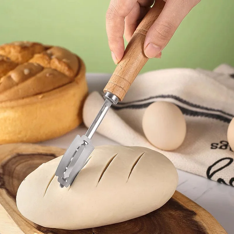 Dough Scraper Curved - Pemotong Kue Roti Adonan Roti dengan