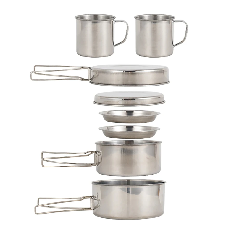 Kitchen Baking Pan Set - 8 Buah/Set Peralatan Masak Berkemah Set