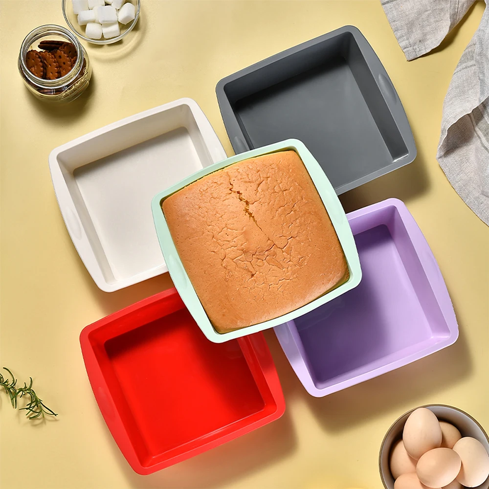 Kitchen Baking Store - 1/4 buah silikon cetakan kue persegi