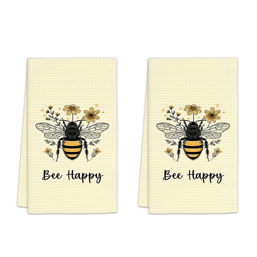 Kitchen Baking Must Haves - 2 Buah, Handuk Dapur Summer Bee