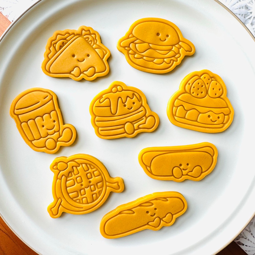Kitchen Equipment For Baking - Cetakan Kue Sandwich Burger Lucu, Cetakan