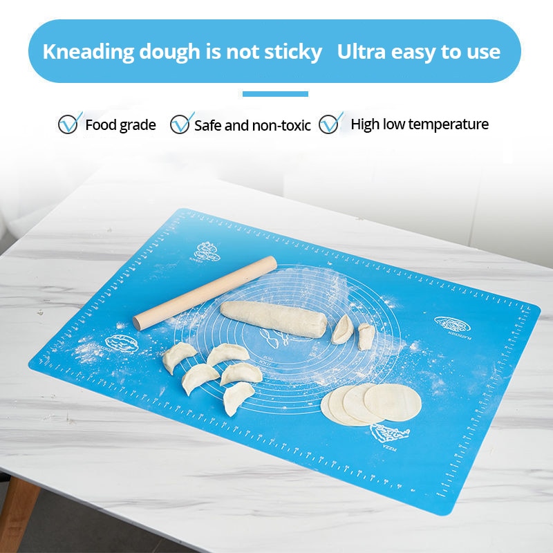Kitchen Roller Baking - 1pc Alas Silikon Biru untuk Dapur,