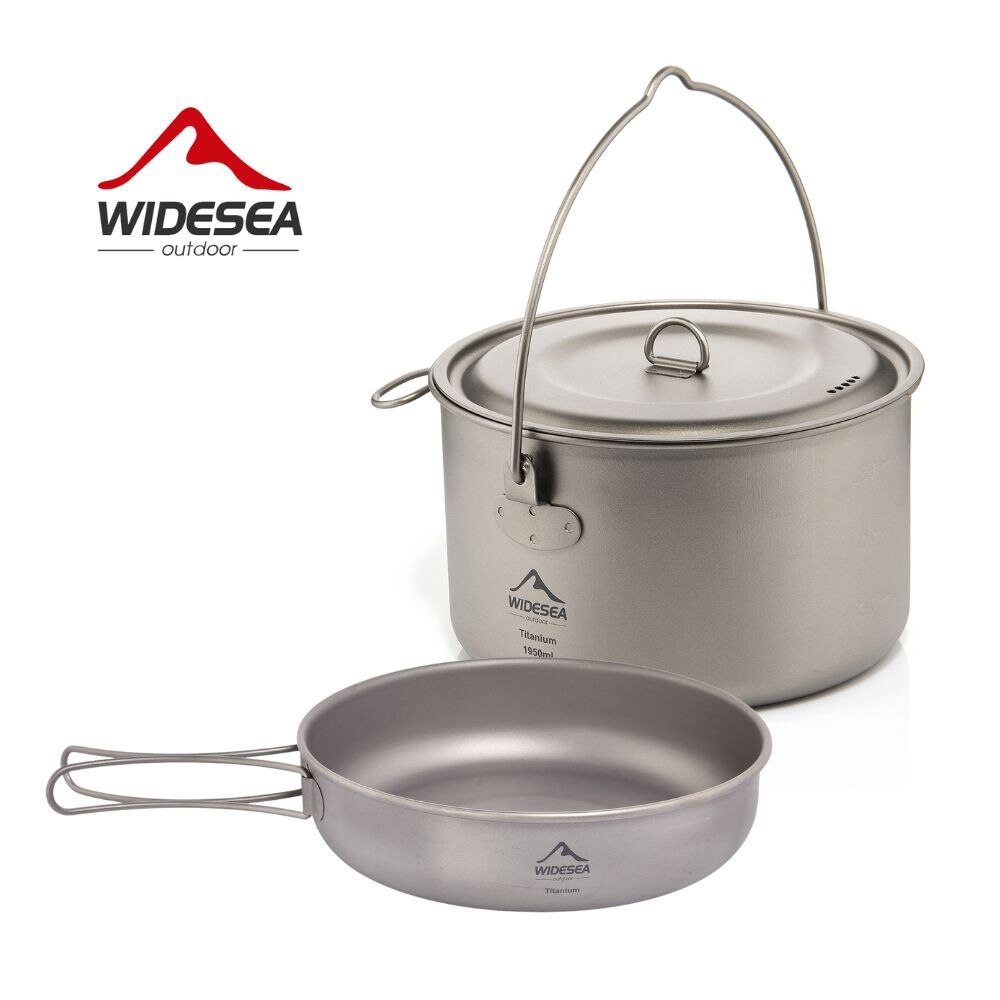 Kitchen Baking Pan Set - Layar Lebar peralatan makan berkemah Titanium
