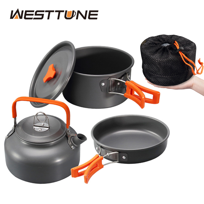 Kitchen Baking Pan Set - WESTTUNE Peralatan Masak Berkemah Kit Aluminium