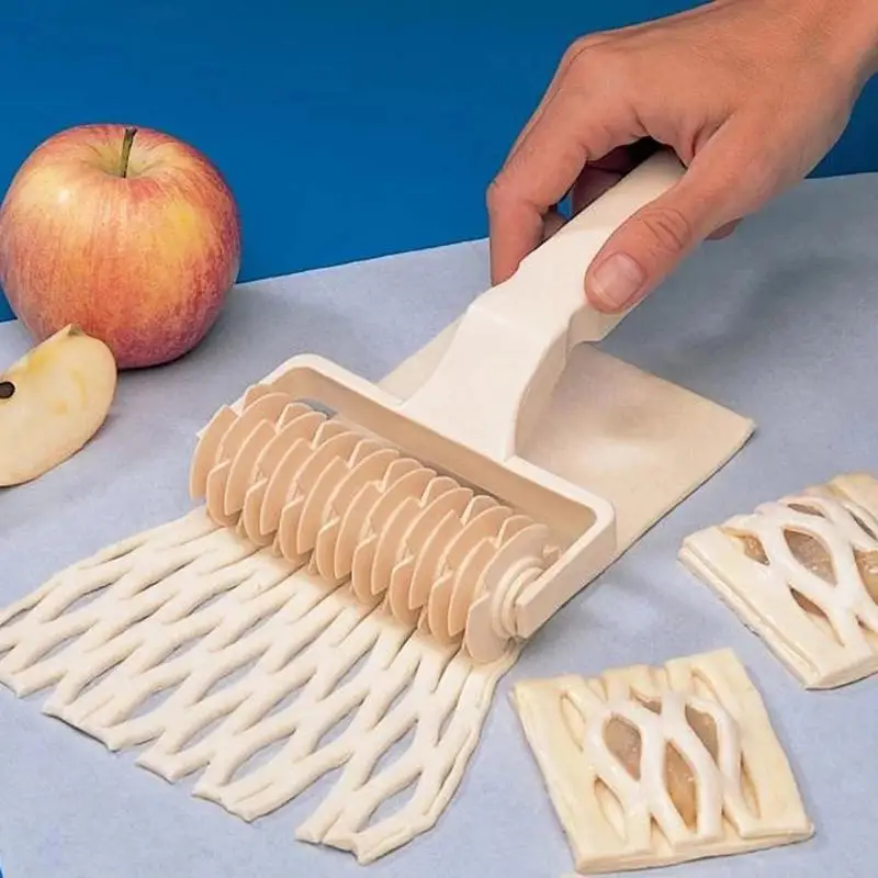 Kitchen Roller Baking - Alat Pembuat Kue Kreatif Pemotong Jaring