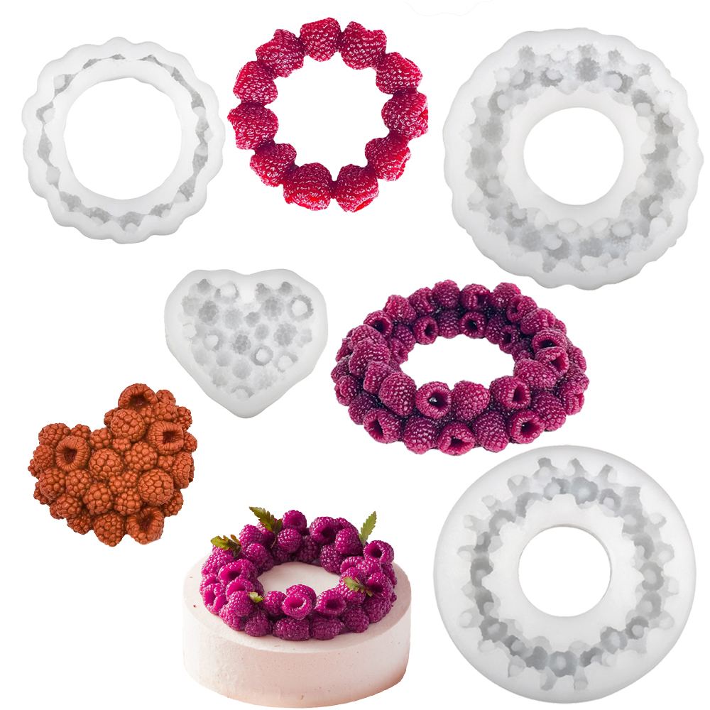 Kitchen Baking Items - Cetakan Kue Raspberry Circle atau Raspberry