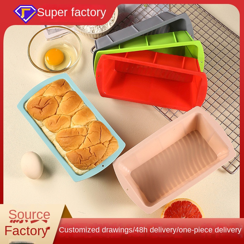 Kitchen Baking Items - Cetakan kue silikon persegi panjang, cetakan