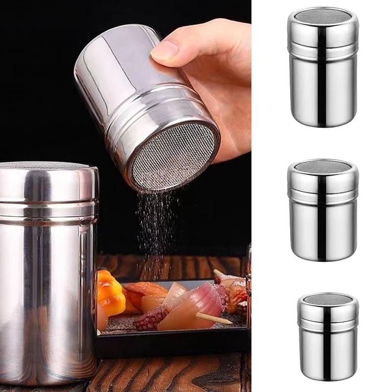 Kitchen Equipment For Baking - Botol pengayak tepung, Stainless Steel bubuk