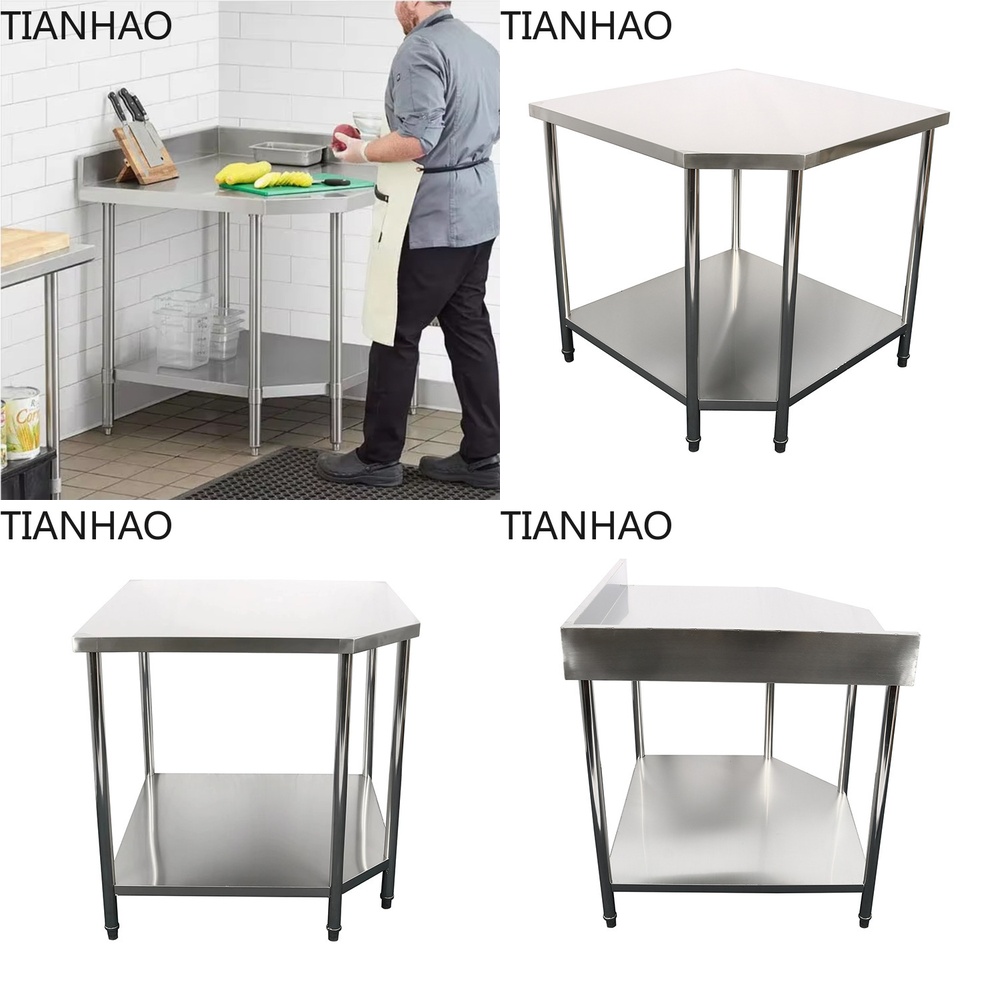 Kitchen Baking Station - Meja Kerja Komersial Stainless Steel untuk