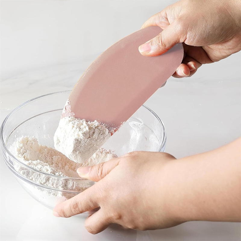 Pengikis Mangkuk Silikon Tepi  - Dough Scraper Curved ulasan dan harga