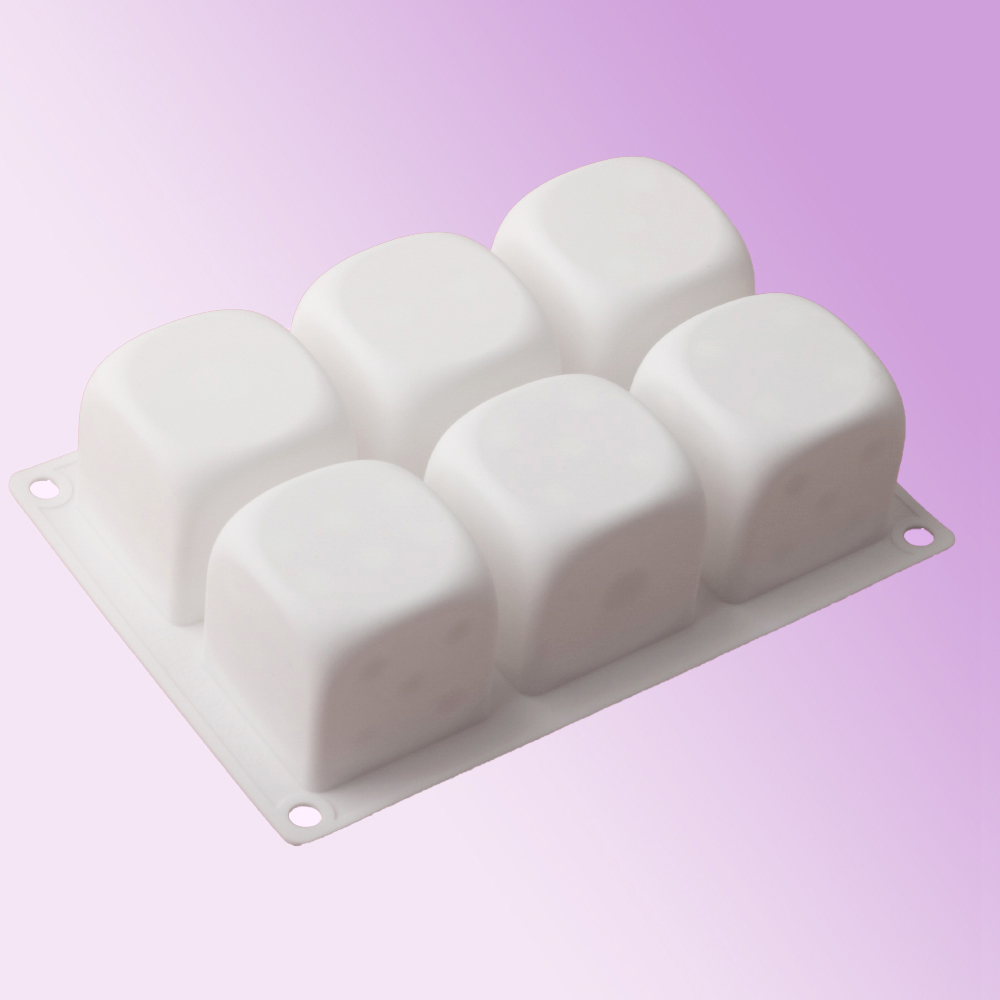 6-Cell cetakan kue Mousse kubu - Kitchen Baking Items ulasan dan harga