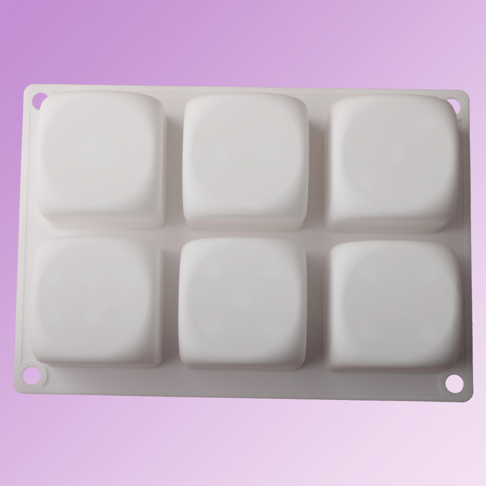 6-Cell cetakan kue Mousse kubu - Kitchen Baking Items ulasan dan harga