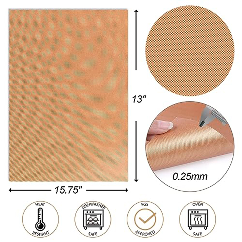60*40Cm Alas Panggangan BBQ An - Super Kitchen Baking Mat ulasan dan harga