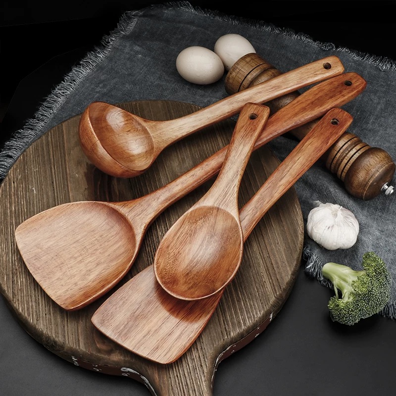 Sekop Kayu, Panci Anti Lengket - Kitchen Baking Pan Set ulasan dan harga