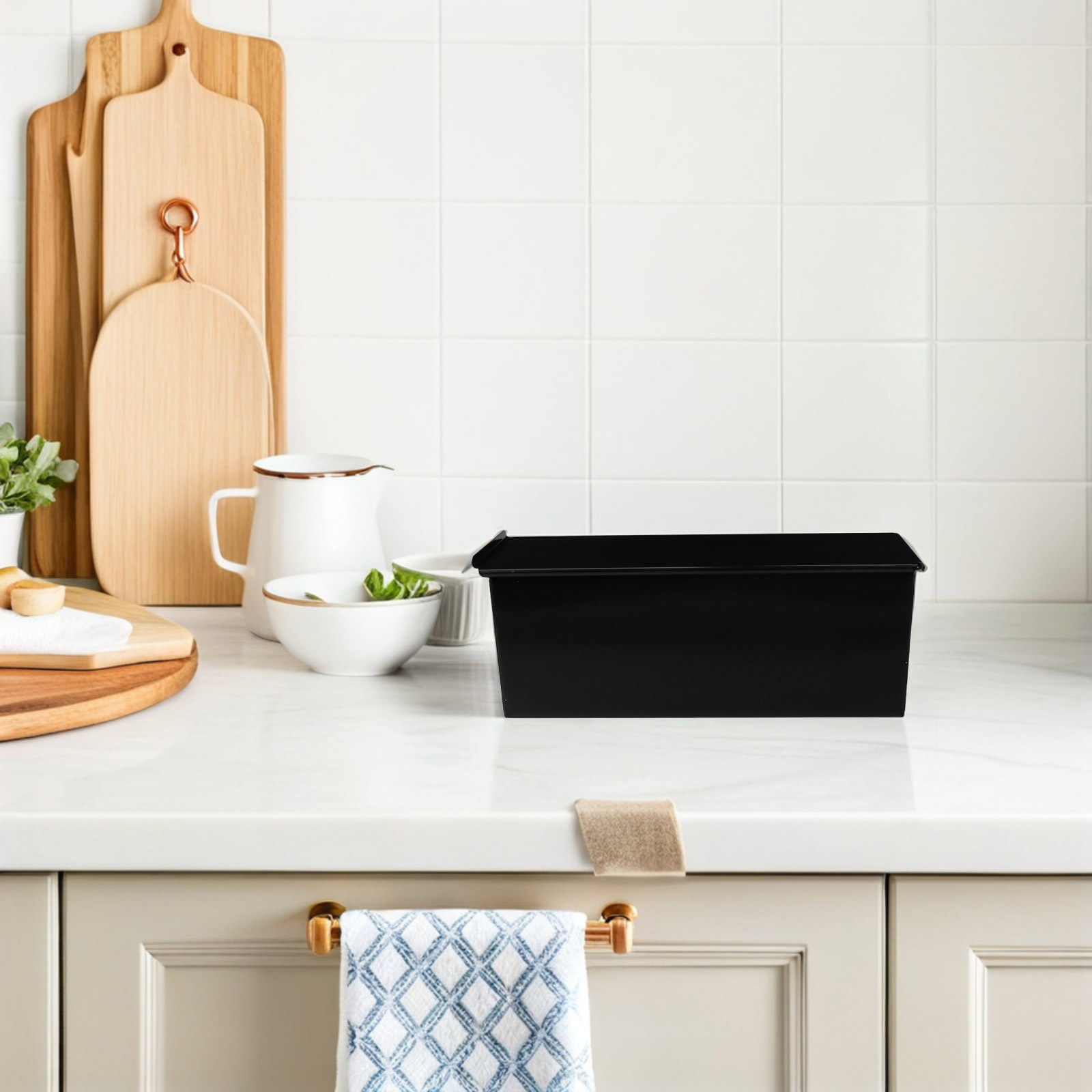 1 Buah Loyang Roti Hitam denga - Kitchen Baking Pans ulasan dan harga