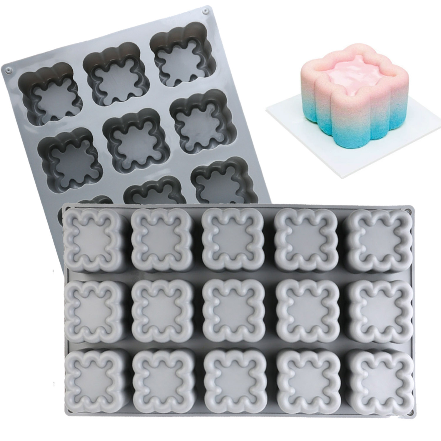 Satu Paket Cetakan Kue Silikon - Kitchen Baking Must Haves ulasan dan harga