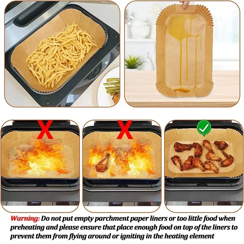 Kertas Penggoreng Udara Sekali - Kitchen Baking Store ulasan dan harga