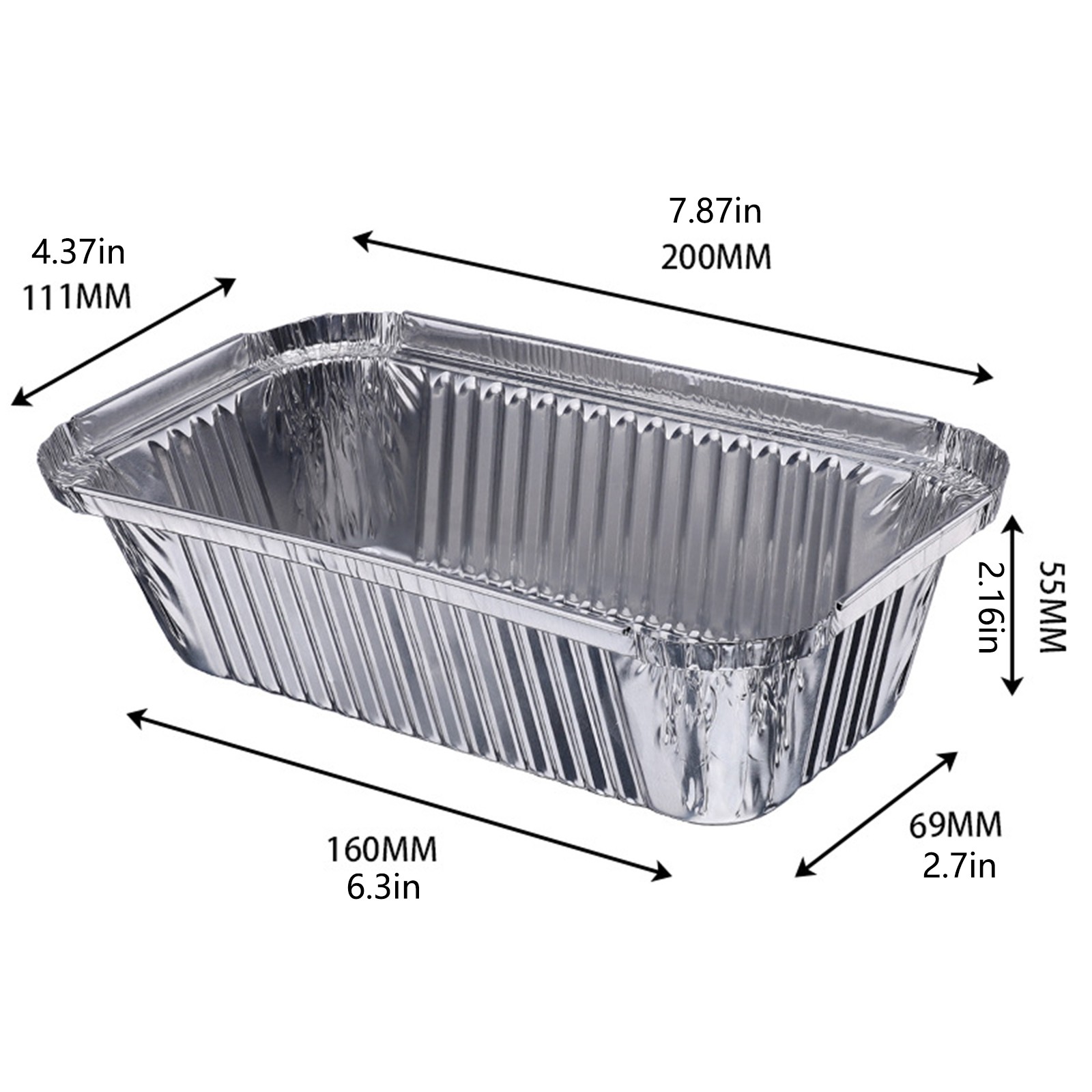 20 Buah Nampan Aluminium Foil  - Kitchen Baking Pan Set ulasan dan harga