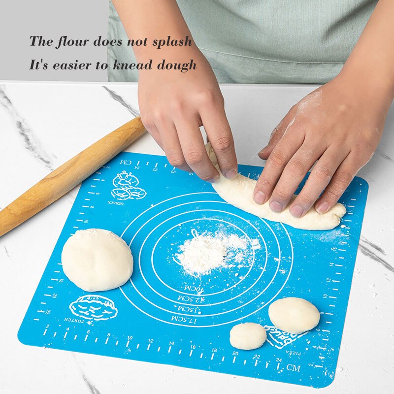 1pc Alas Silikon Biru untuk Da - Kitchen Roller Baking ulasan dan harga
