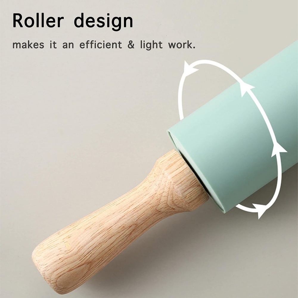 Penggulung Adonan Silikon Anti - Kitchen Roller Baking ulasan dan harga