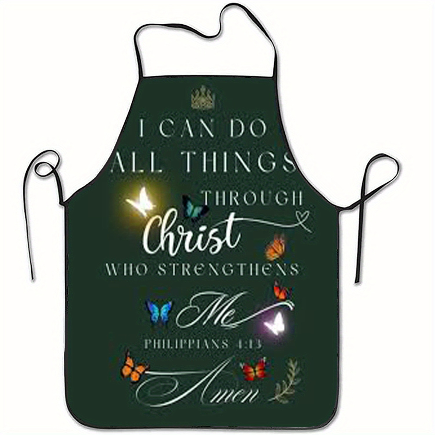 1 Buah Celemek Kristen dengan  - Kitchen Baking Quotes ulasan dan harga