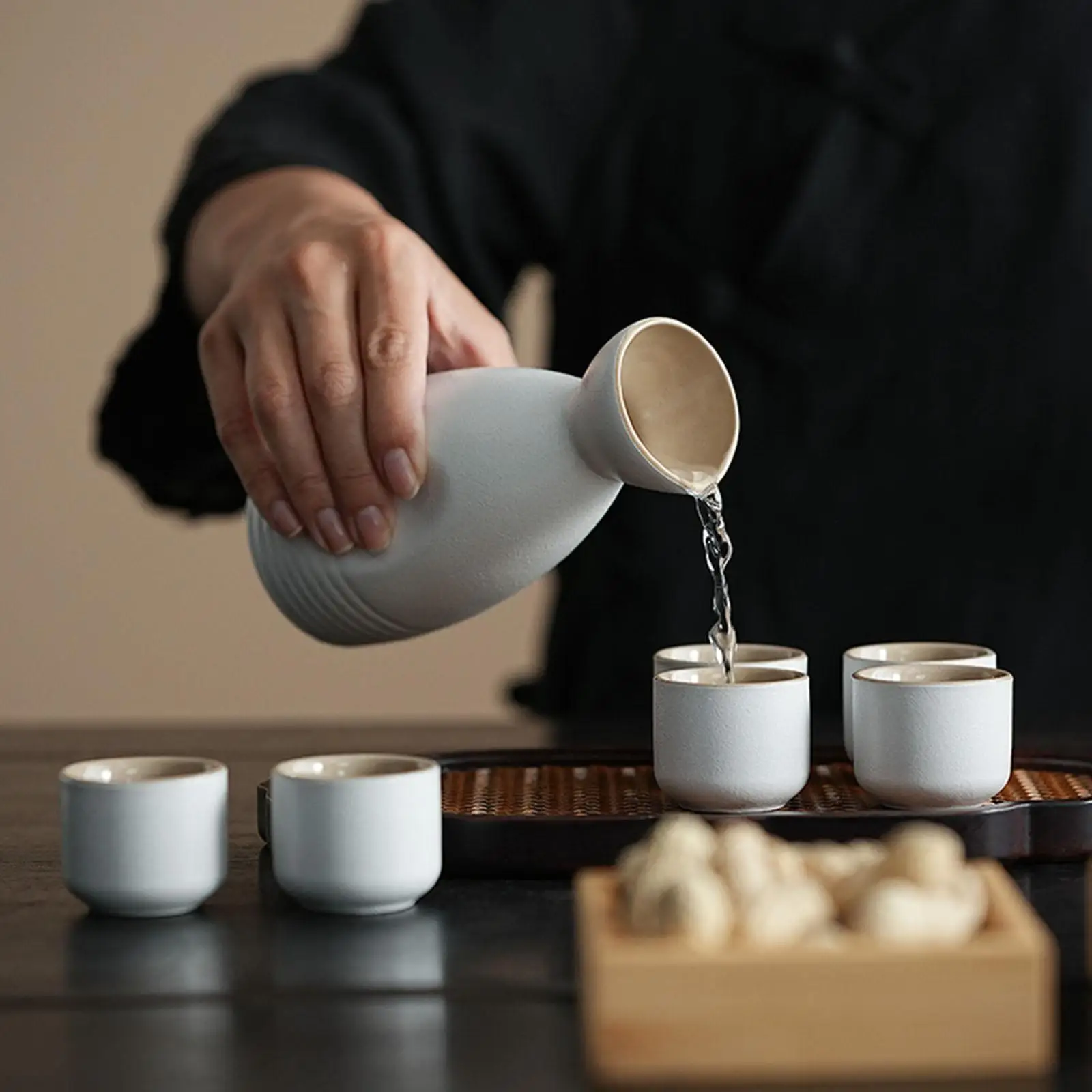 Set Cangkir dan Teko Sake Kera - Kitchen Baking Pan Set ulasan dan harga