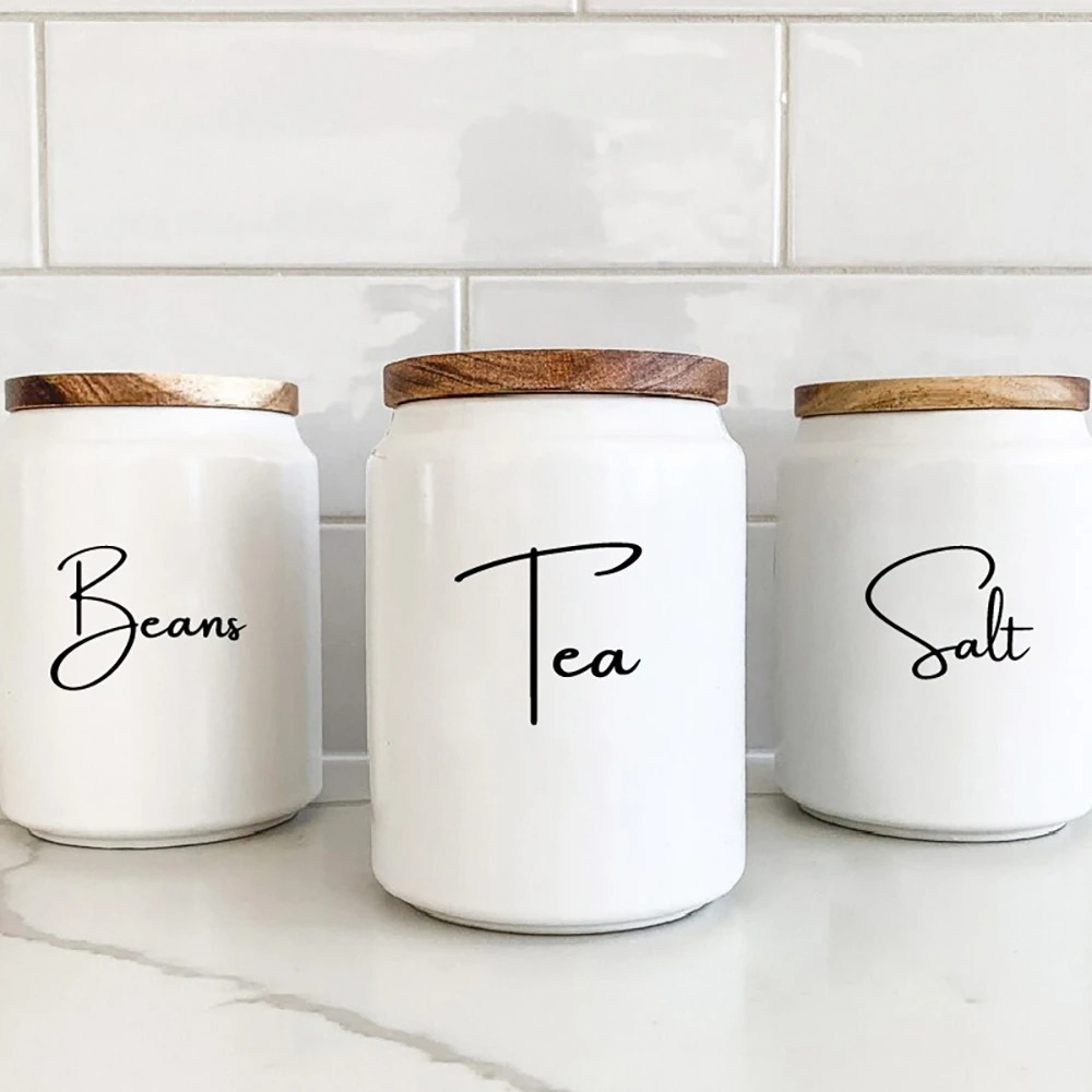 Stiker Label Stoples Organisas - Kitchen Baking Quotes ulasan dan harga