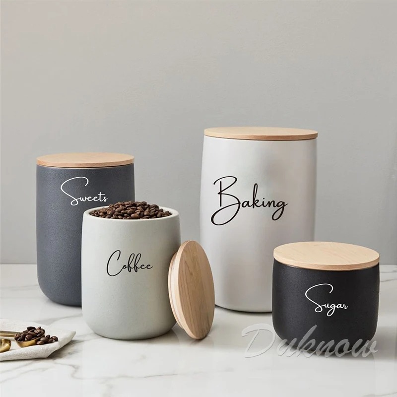 Stiker Label Stoples Organisas - Kitchen Baking Quotes ulasan dan harga