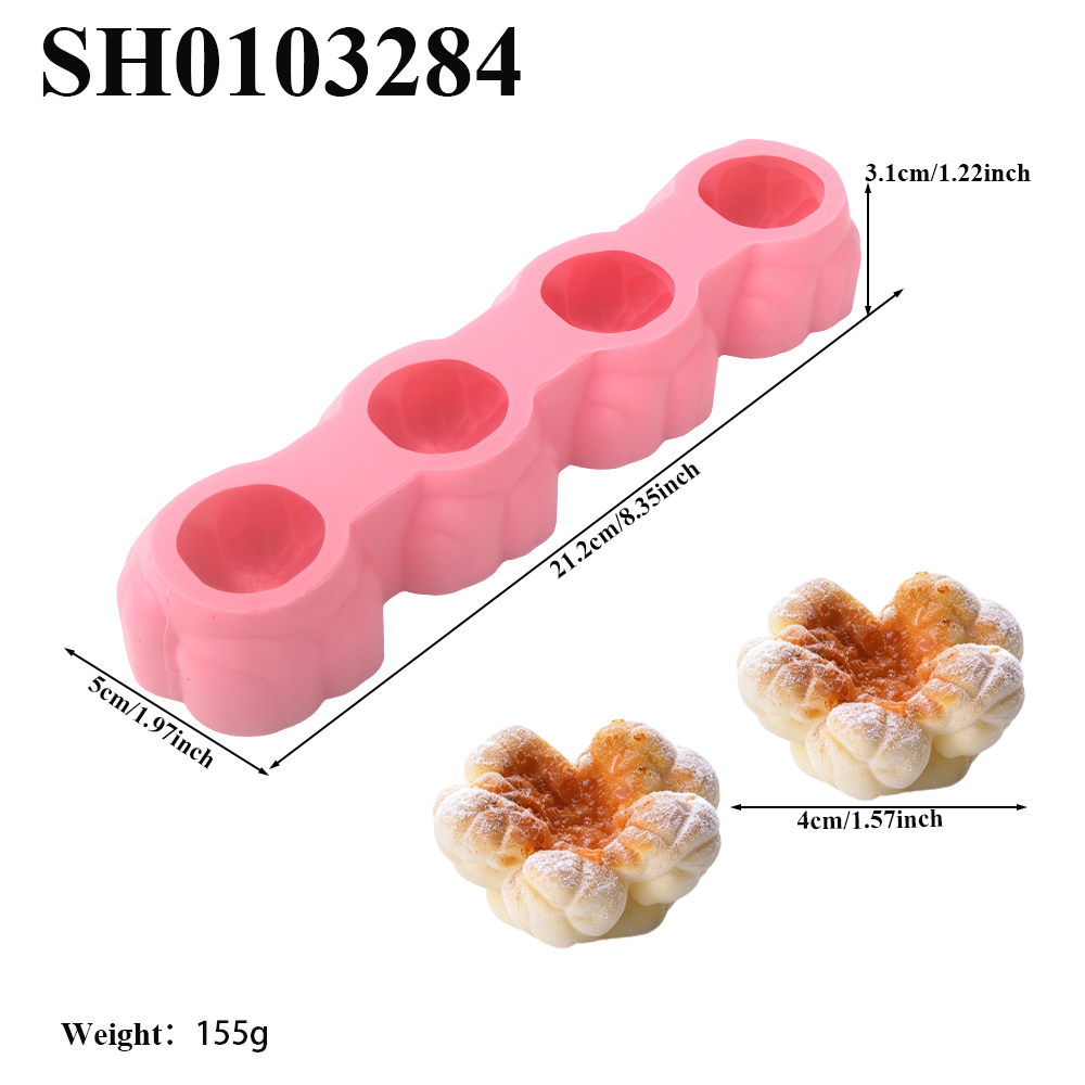 Cetakan Kue Silikon 1 atau 4 S - Kitchen Baking Items ulasan dan harga