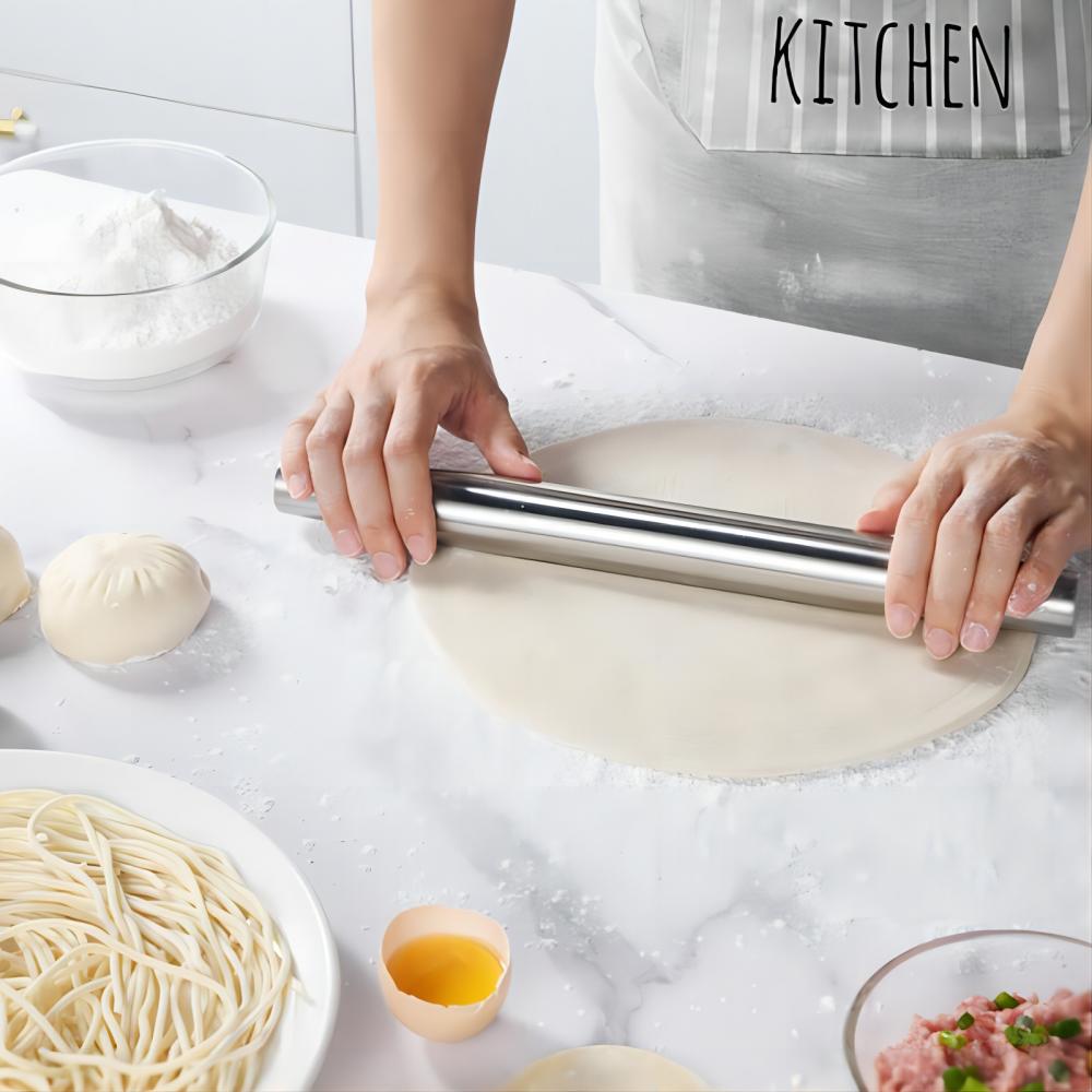 Stainless Steel Rolling Pin Me - Kitchen Roller Baking ulasan dan harga