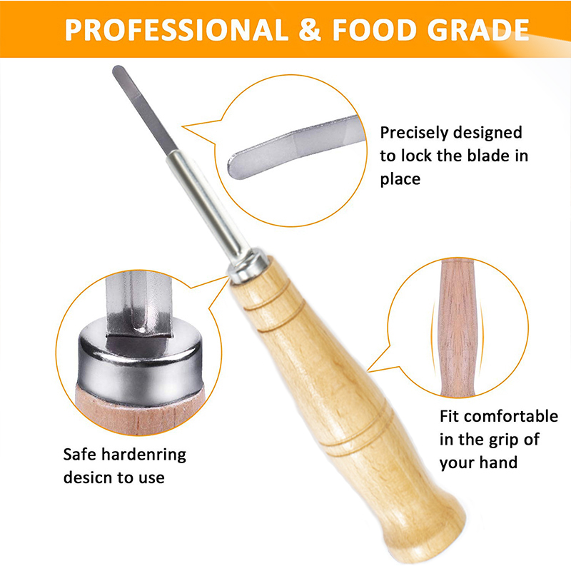Alat spatula roti plastik/kayu - Dough Scraper Curved ulasan dan harga