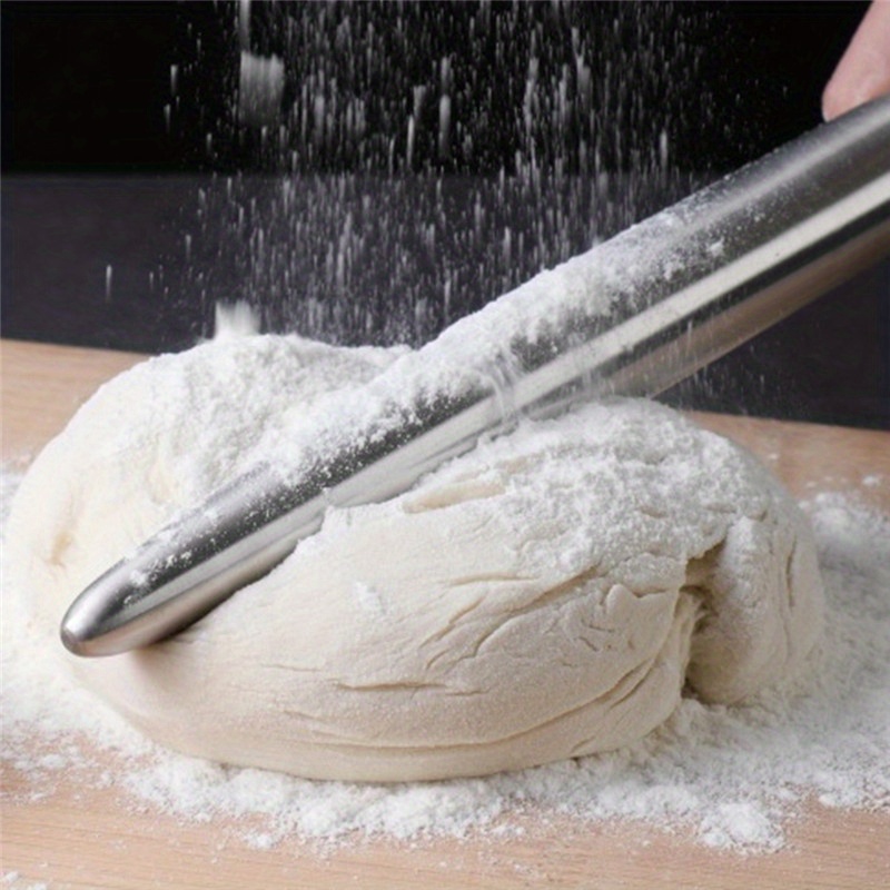 1 Buah Penggilas Adonan Baja T - Kitchen Roller Baking ulasan dan harga