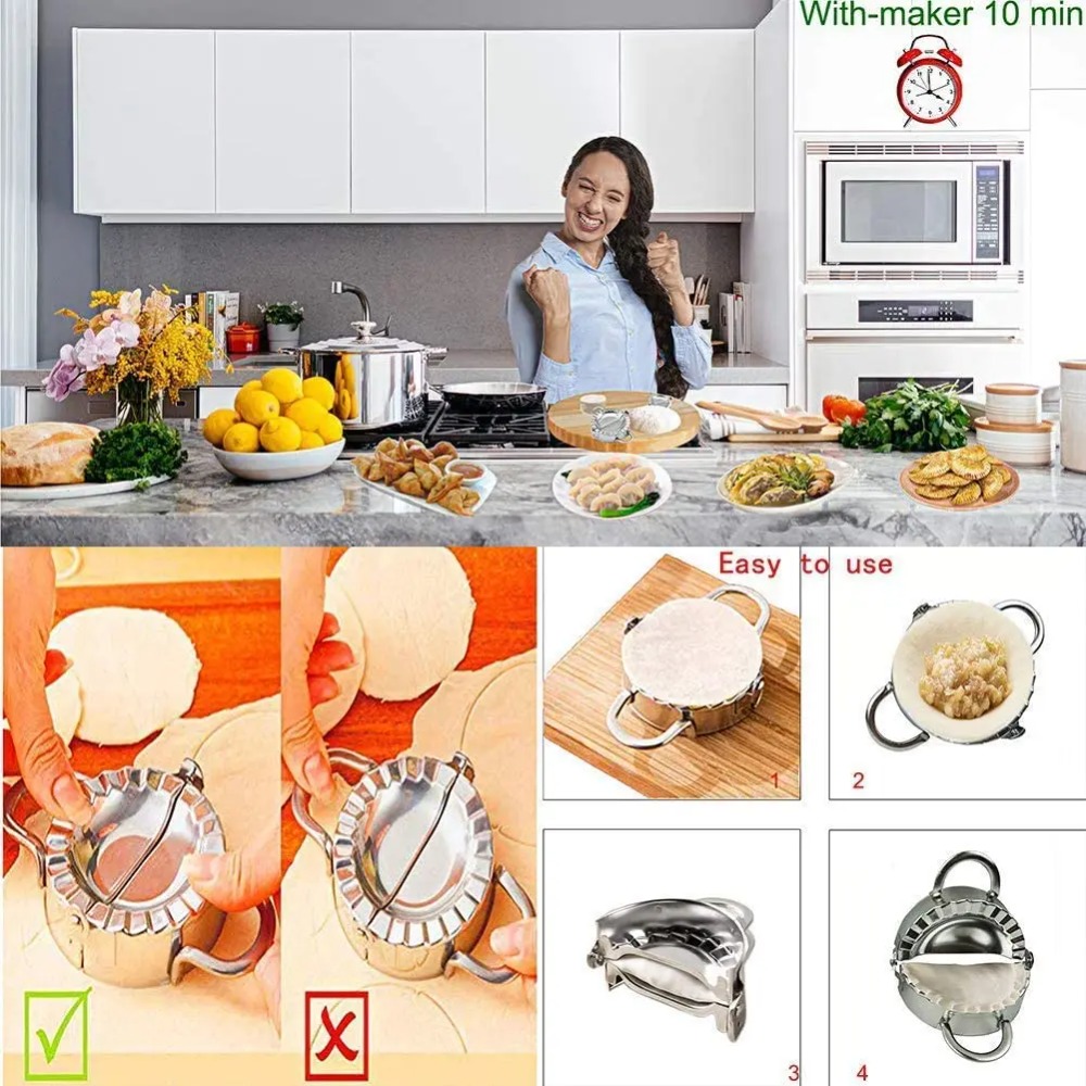Pembuat pangsit dari baja taha - Kitchen Baking Store ulasan dan harga