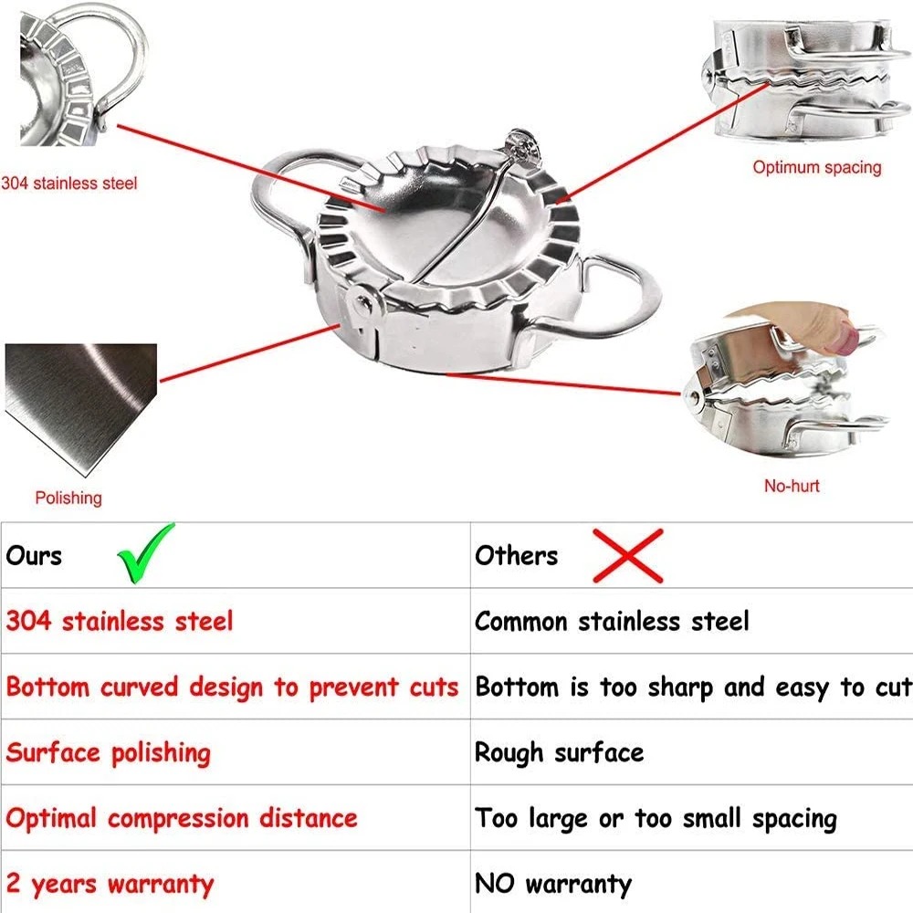 Pembuat pangsit dari baja taha - Kitchen Baking Store ulasan dan harga