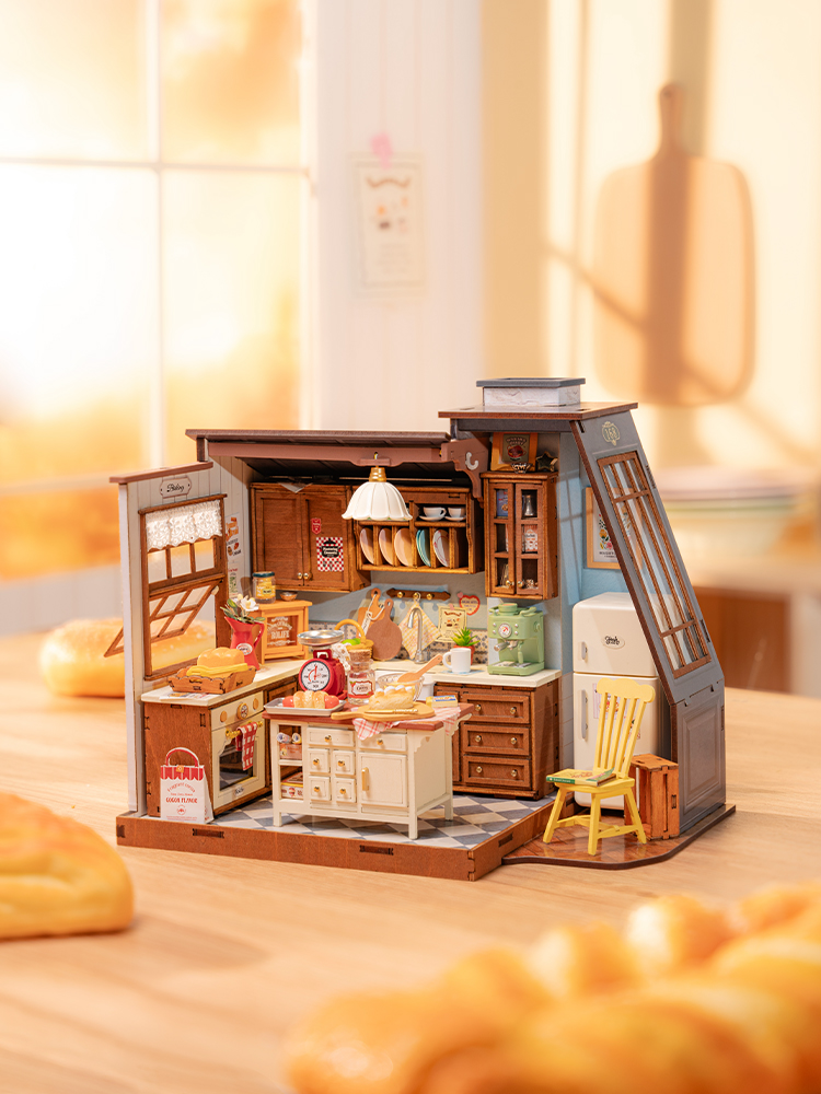 Robotime Rolife Dapur Kue Ruma - Baking Kitchen Robotime ulasan dan harga