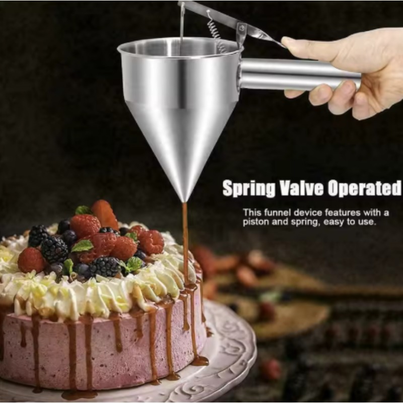 Dispenser Corong Cairan Stainl - Kitchen Baking Store ulasan dan harga