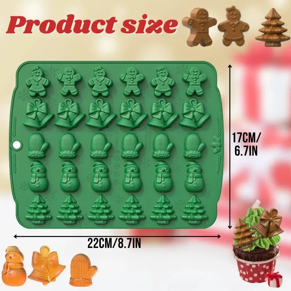 Cetakan Coklat Silikon Natal S - Kitchen Baking Items ulasan dan harga