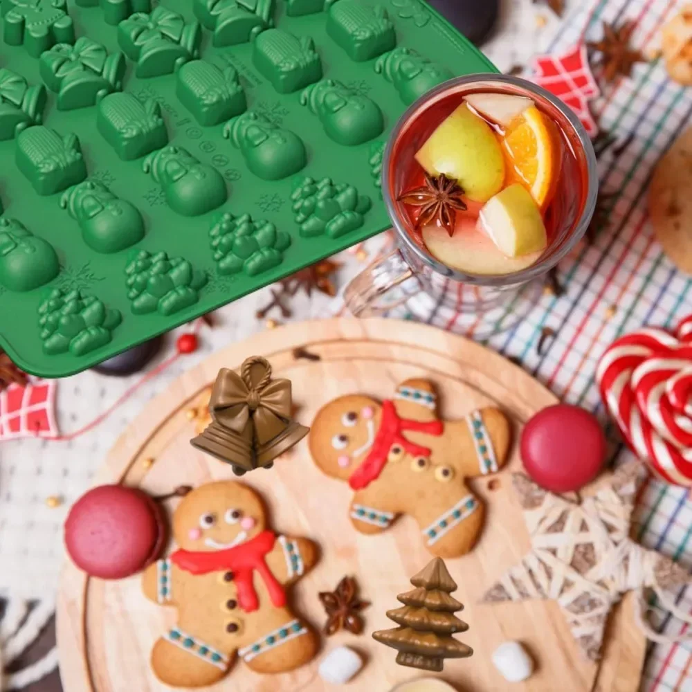 Cetakan Coklat Silikon Natal S - Kitchen Baking Items ulasan dan harga