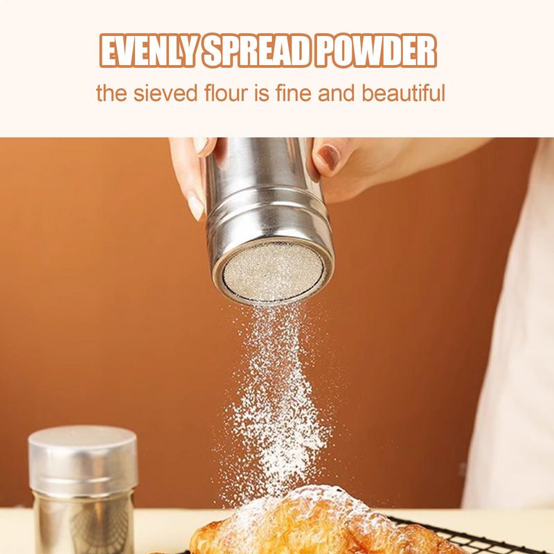 Botol pengayak tepung, Stainle - Kitchen Equipment For Baking ulasan dan harga