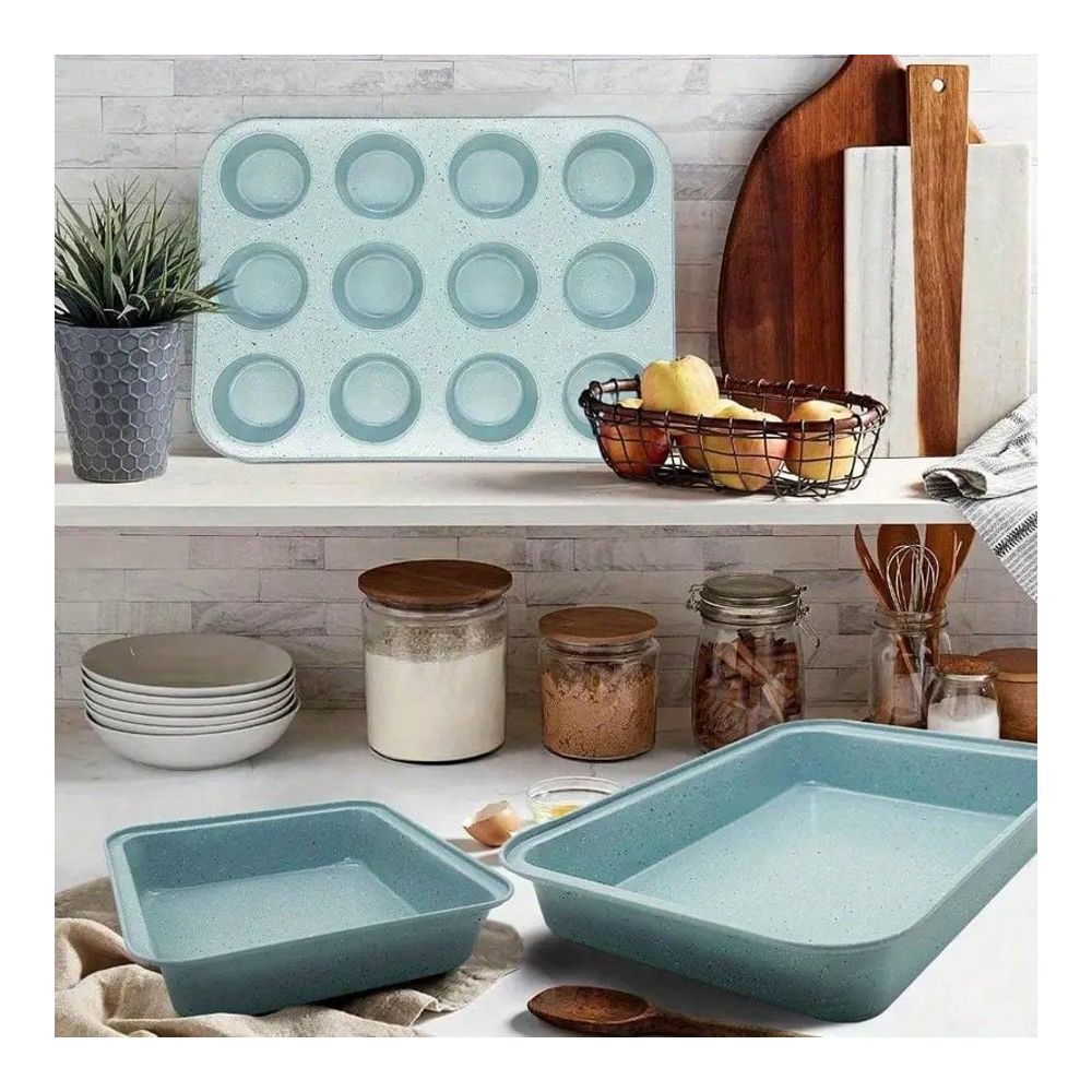 Set Peralatan Panggang 10 Buah - Kitchen Baking Pan Set ulasan dan harga