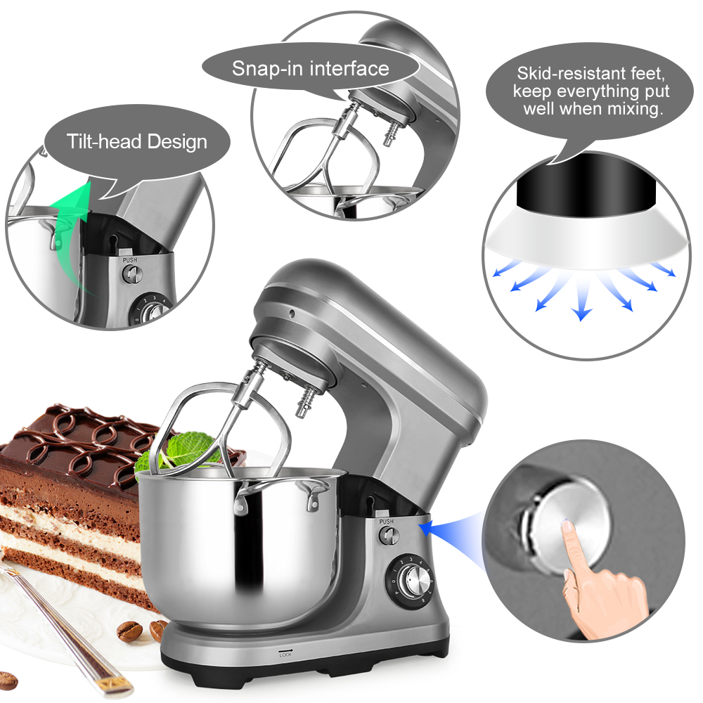 Mixer Makanan Kapasitas Tinggi - Stand Mixer Bowl ulasan dan harga