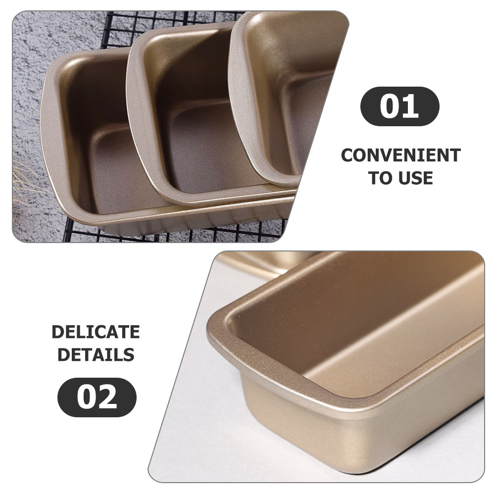 3Pcs Loyang Roti Persegi Panja - Kitchen Baking Pans ulasan dan harga
