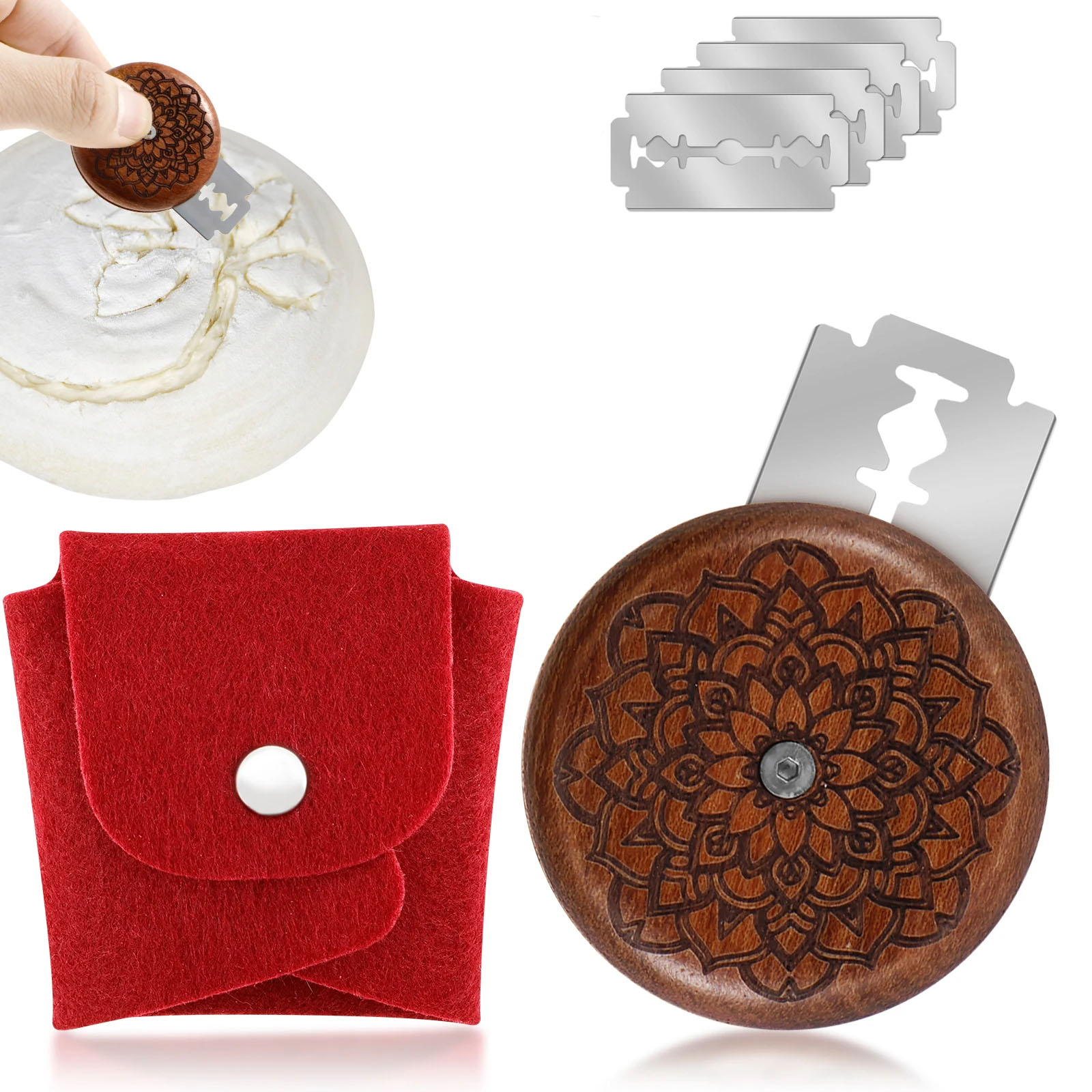 Alat Pemotong Skor Adonan Lump - Dough Scraper Curved ulasan dan harga