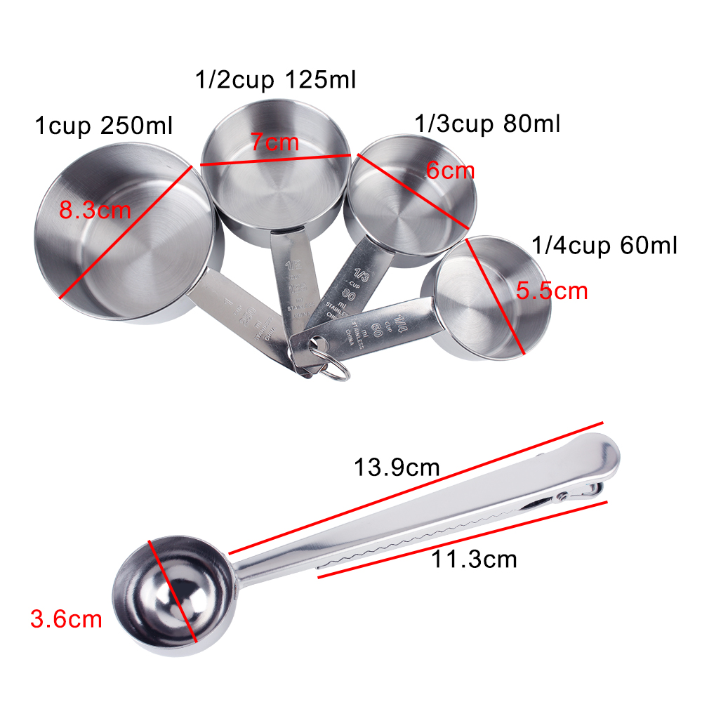 Set gelas dan sendok ukur dapa - Kitchen Baking Store ulasan dan harga