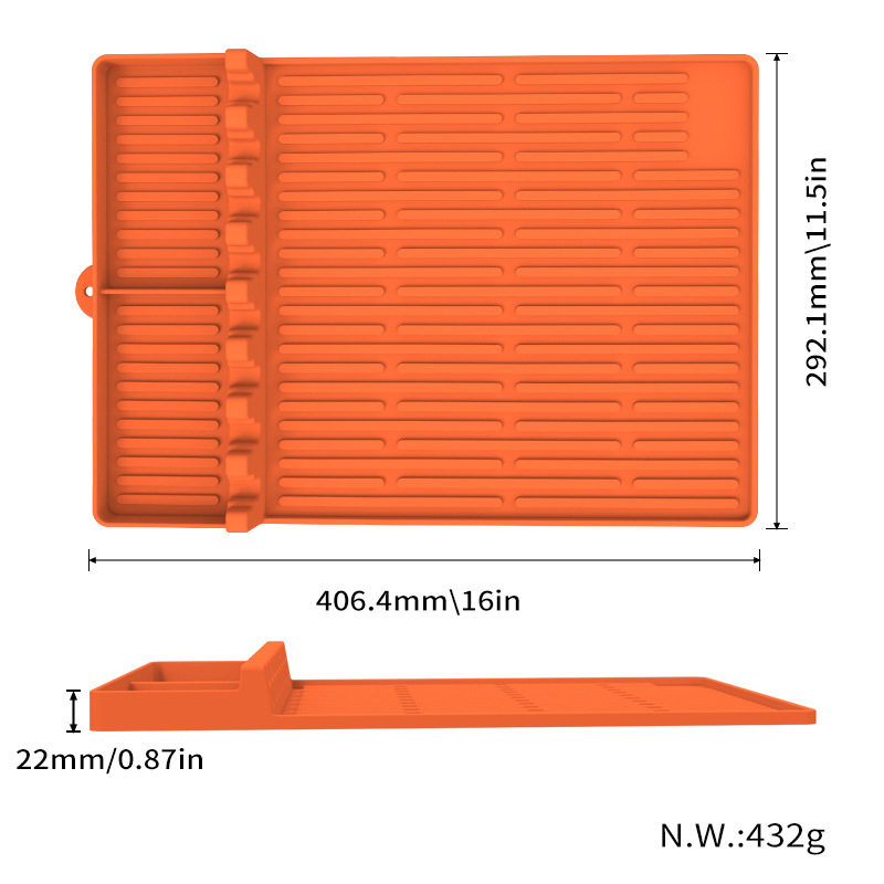 LMETJMA Alas Alat Wajan Siliko - Super Kitchen Baking Mat ulasan dan harga