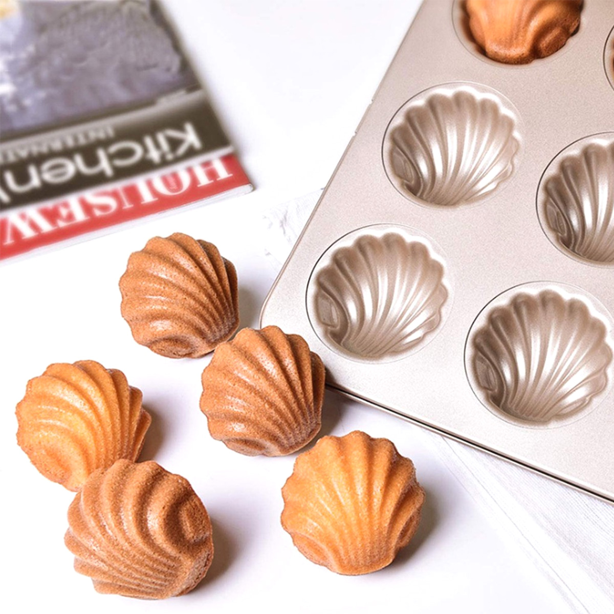 Madeleine cetakan kue bentuk c - Kitchen Baking Items ulasan dan harga