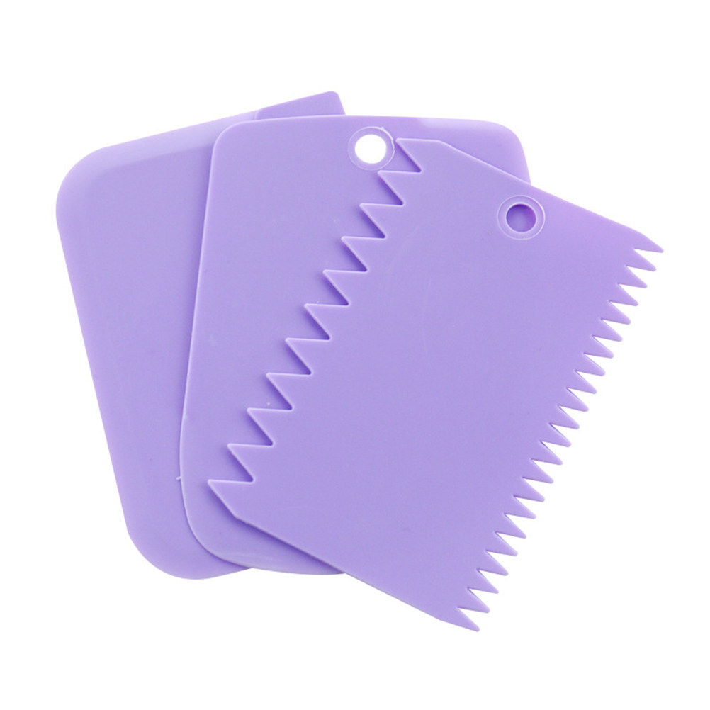 3Pcs Pengikis Adonan Lengkung  - Dough Scraper Curved ulasan dan harga