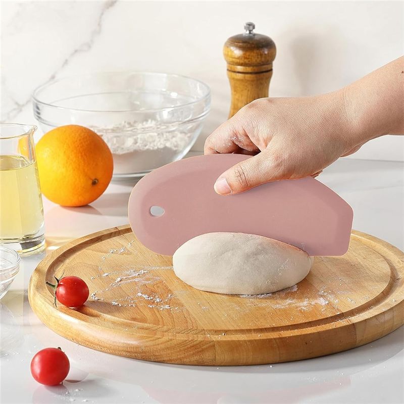Pengikis Mangkuk Silikon AEE2, - Dough Scraper Curved ulasan dan harga